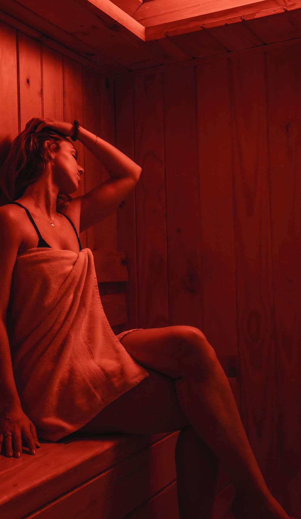 Socia en el sauna de Lift